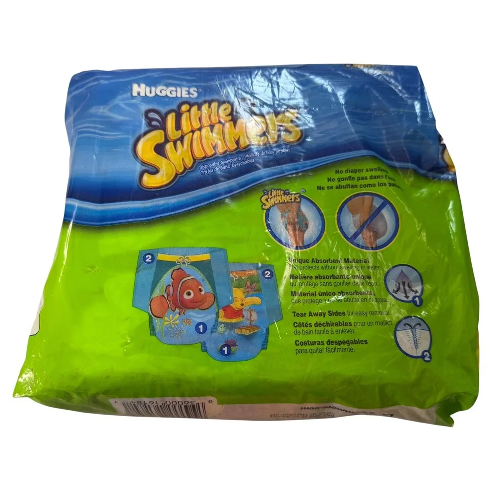 Huggies Little Swimmers Size Small 16-26lb Disposable Swimpants 20 Count Nemo